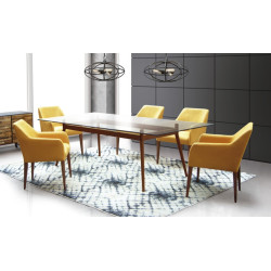 CASERTA COMEDOR RECTANGULAR GRANDE CON SILLAS GIATA