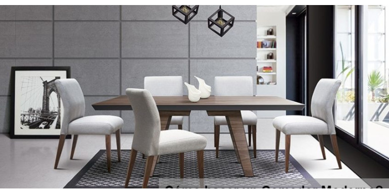 Cómo hacer un Comedor Moderno